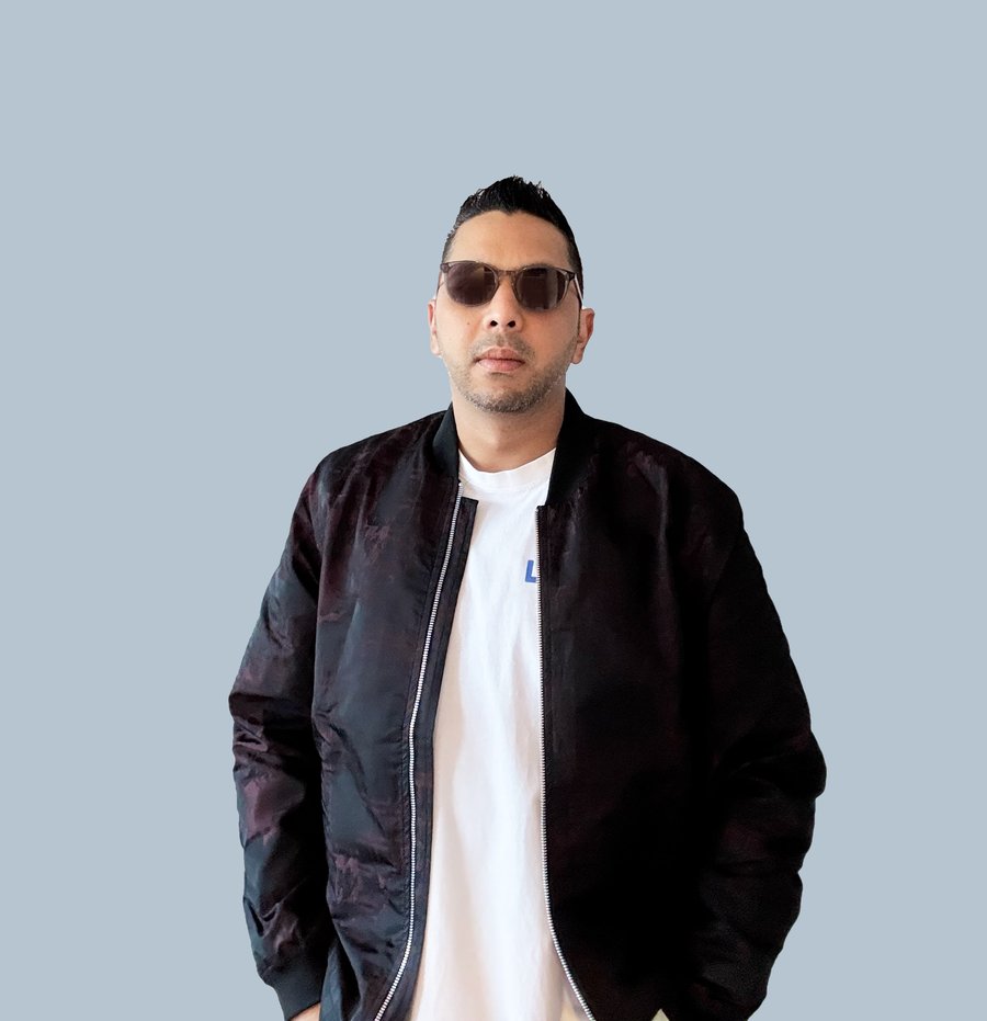 LMD in black bomber jacket